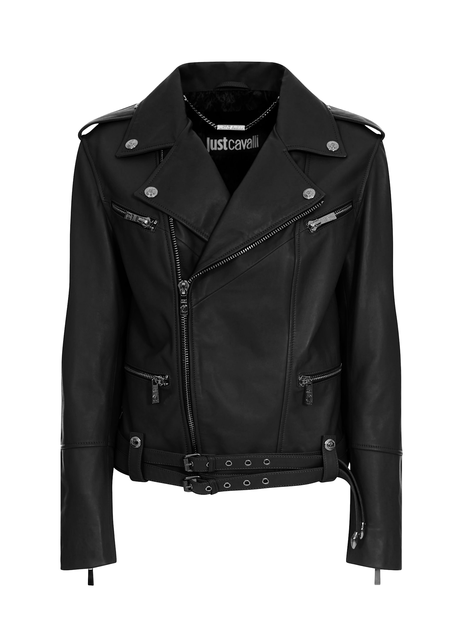 JUST CAVALLI JUST CAVALLI LEATHER JACKET 