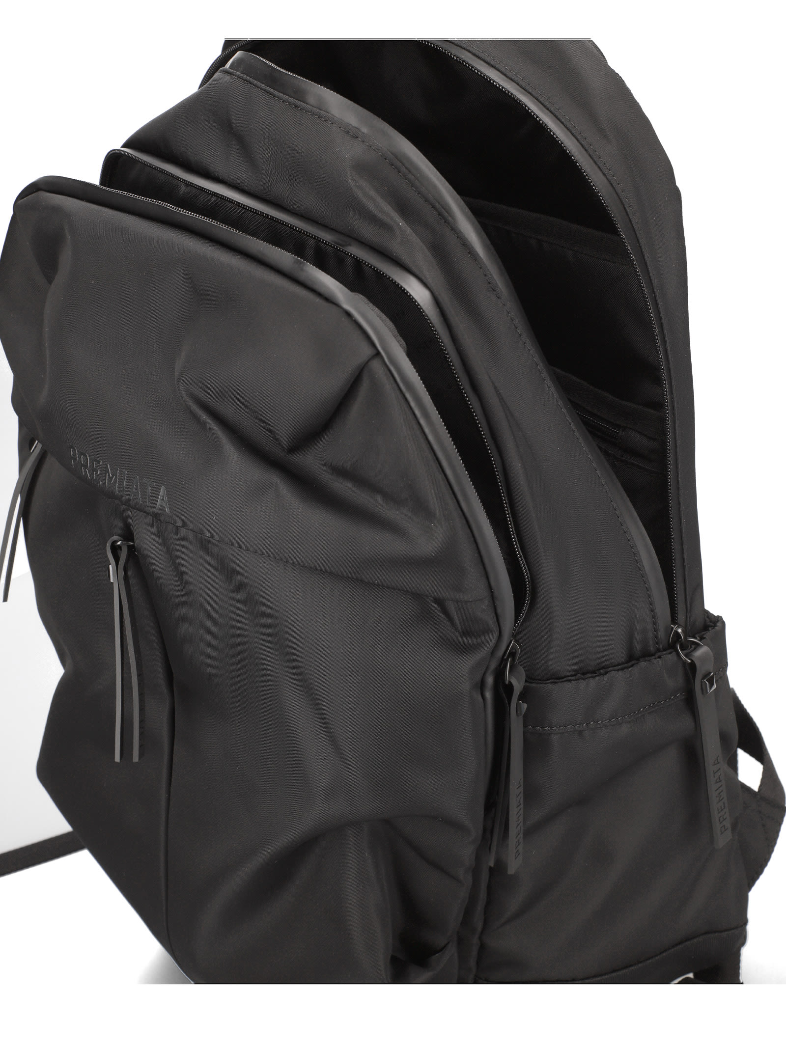 Shop Premiata Black Nylon Backpack