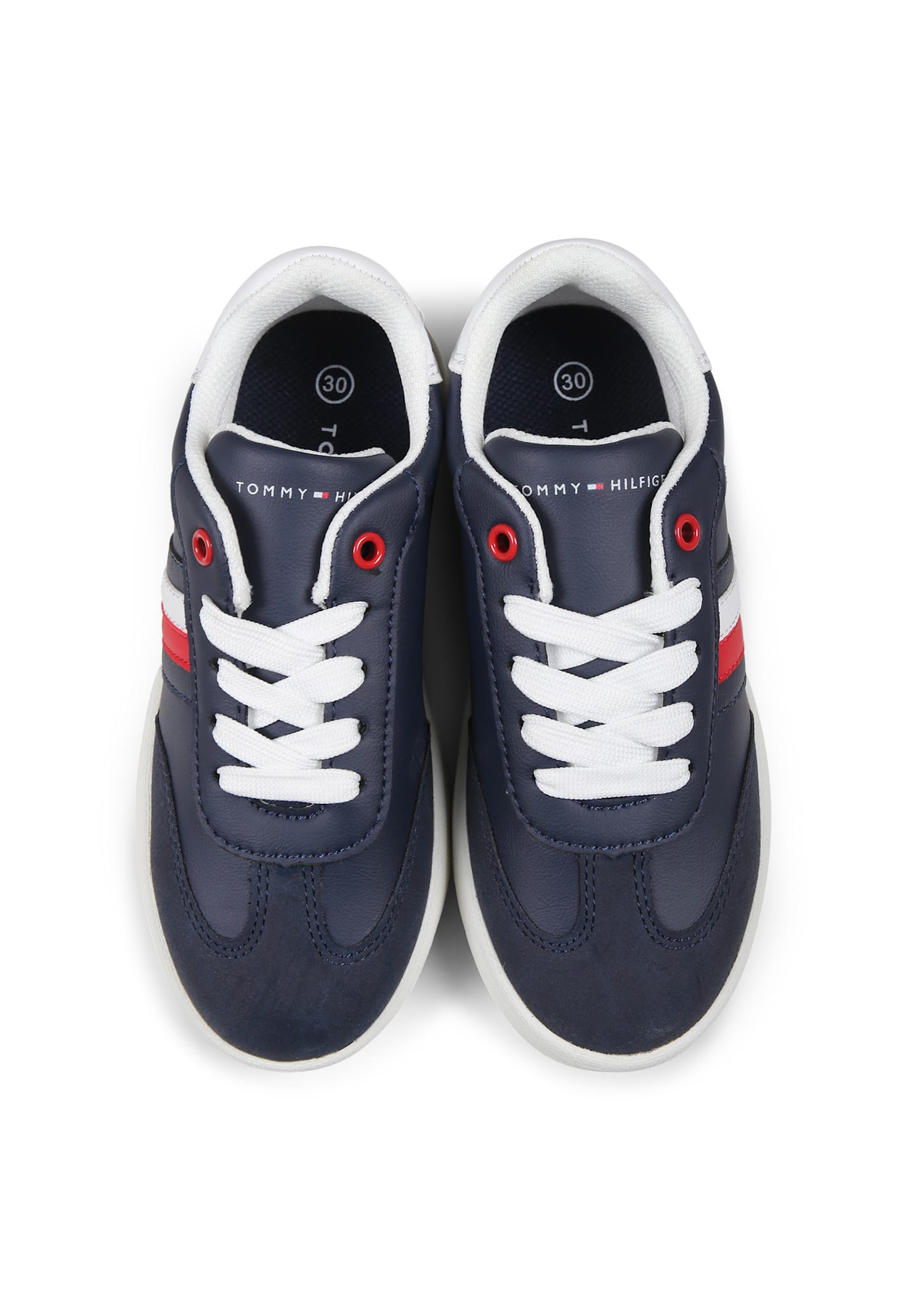 TOMMY HILFIGER BLUE SNEAKERS FOR BOY WITH LOGO