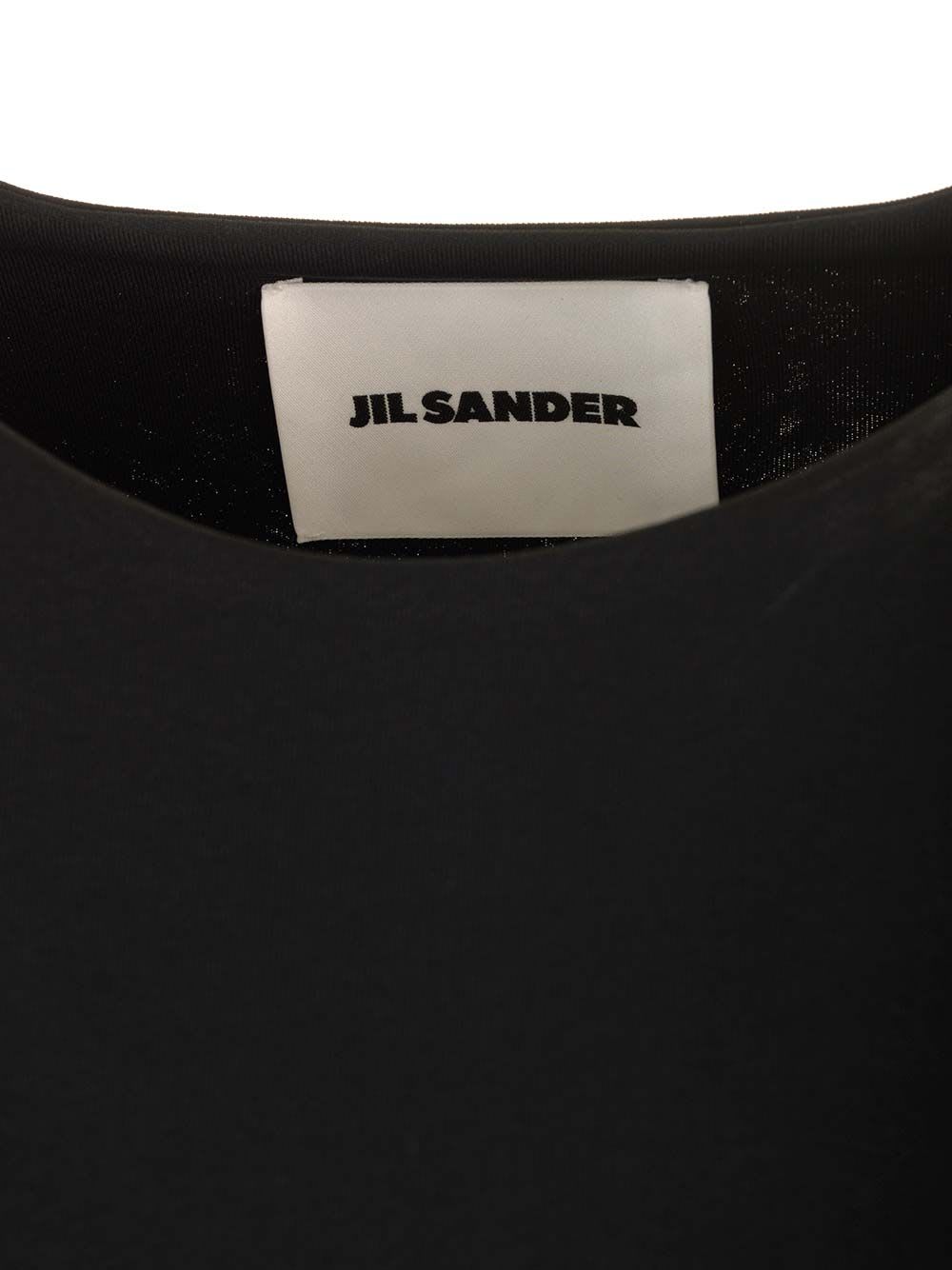 Shop Jil Sander Jersey Sweater In Black