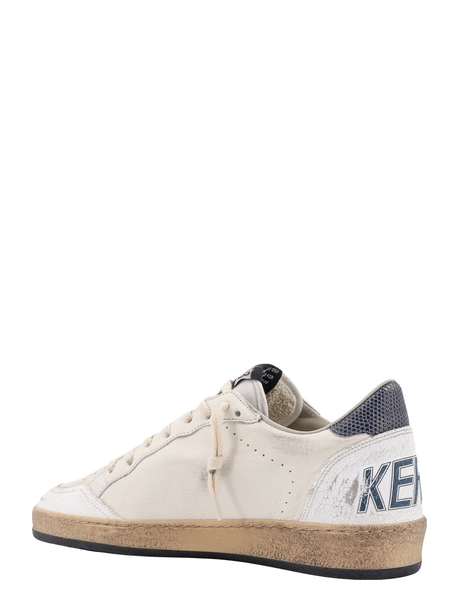 Shop Golden Goose Ball Star Sneakers In White