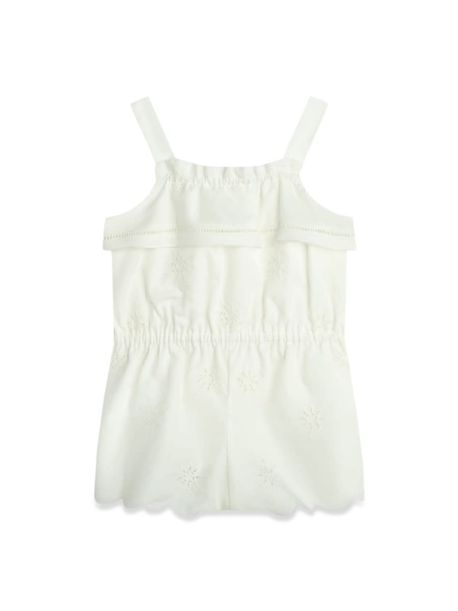 Shop Chloé Jumpsuit-short In White
