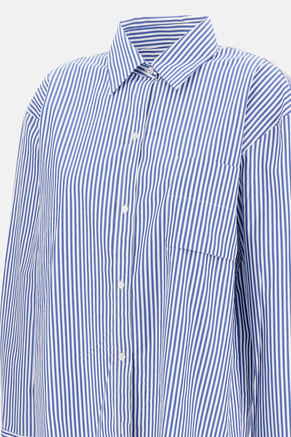 Sibel Saral Striped Shirt In Blue