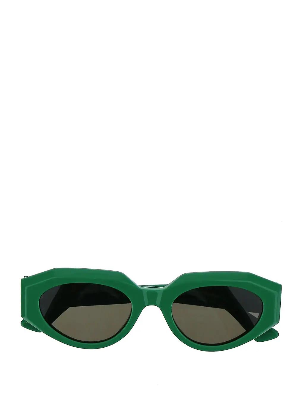 Bottega Veneta Cat Eye Sunglasses In Green