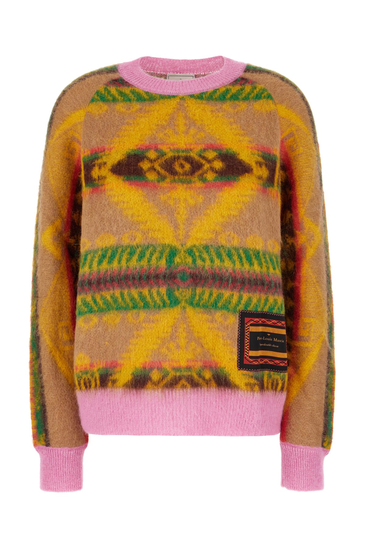 PIERRE-LOUIS MASCIA MULTICOLOR ALPACA BLEND SWEATER 