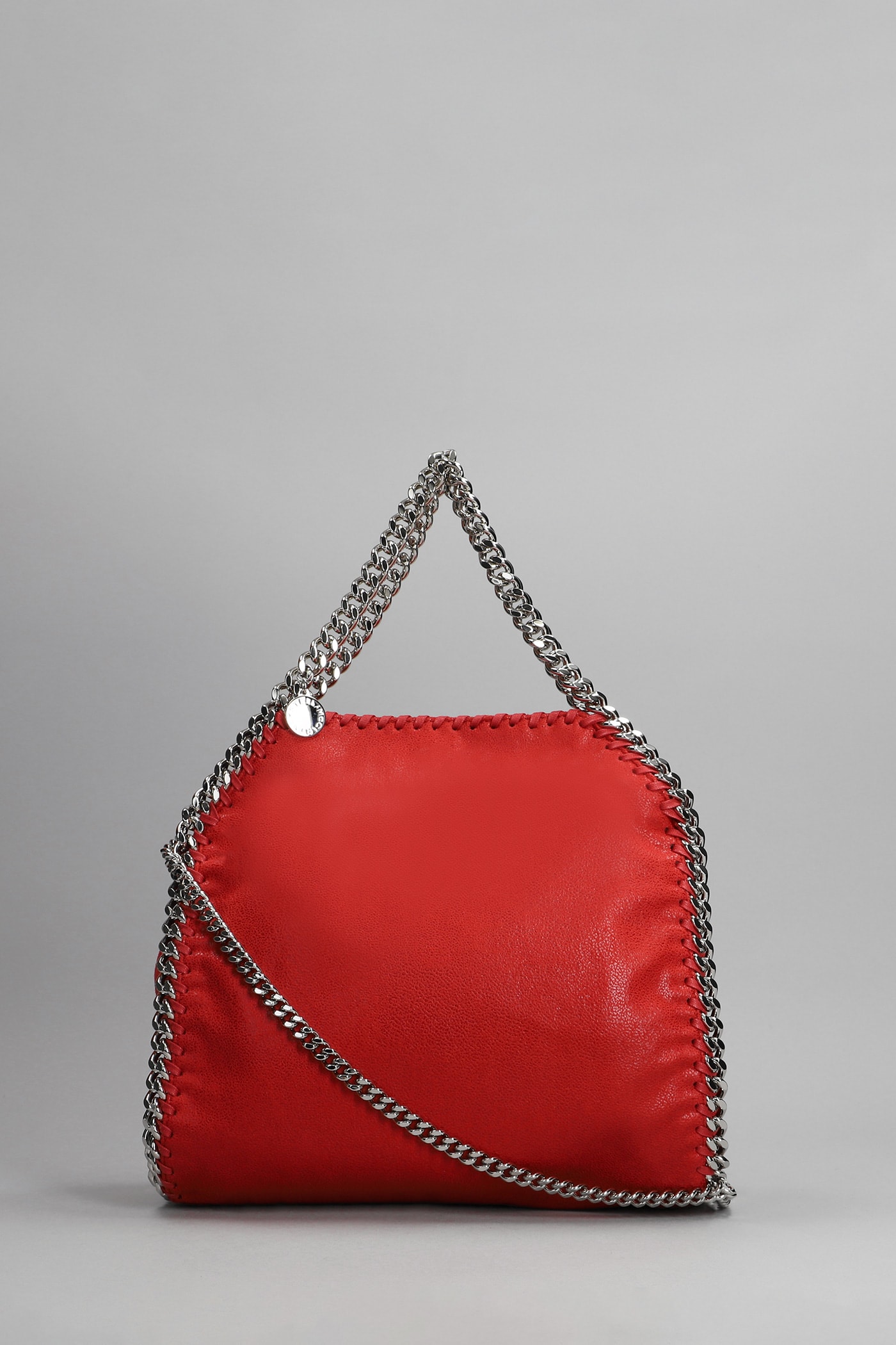 Shop Stella Mccartney Shoulder Bag In Red Polyester