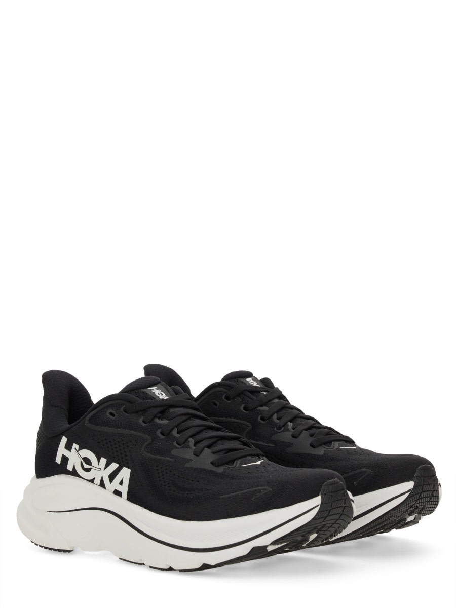 Hoka One One Textile Black Sneakers