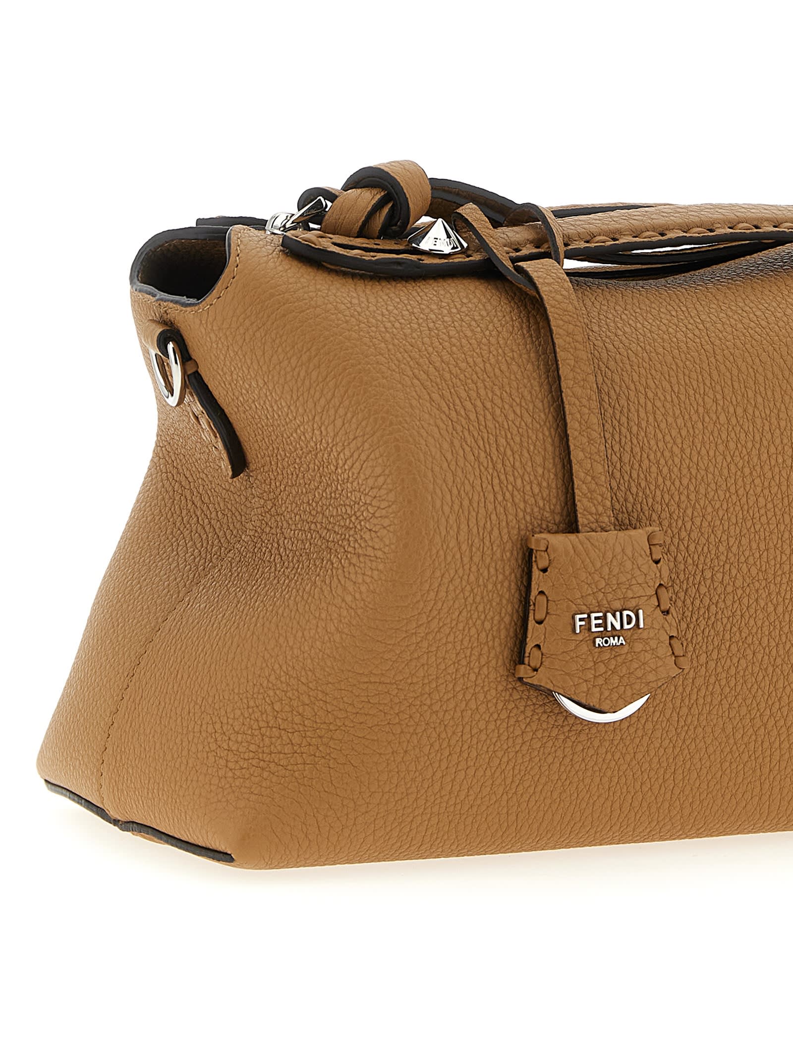Fendi By The Way Selleria Medium Handbag In Neutral