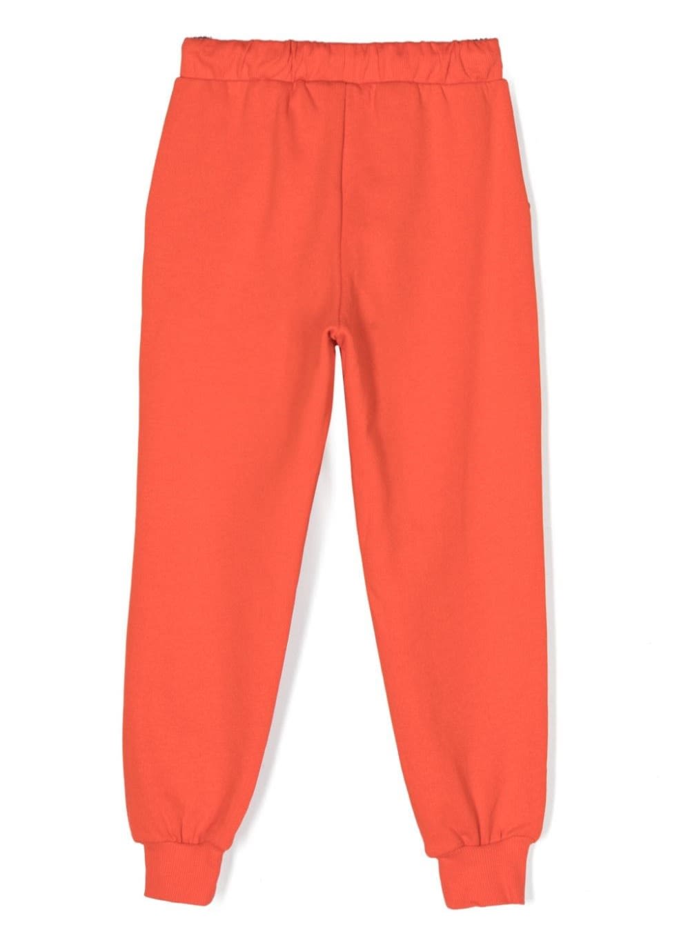 Shop Mini Rodini Angry Cat Application Sweatpants In Red