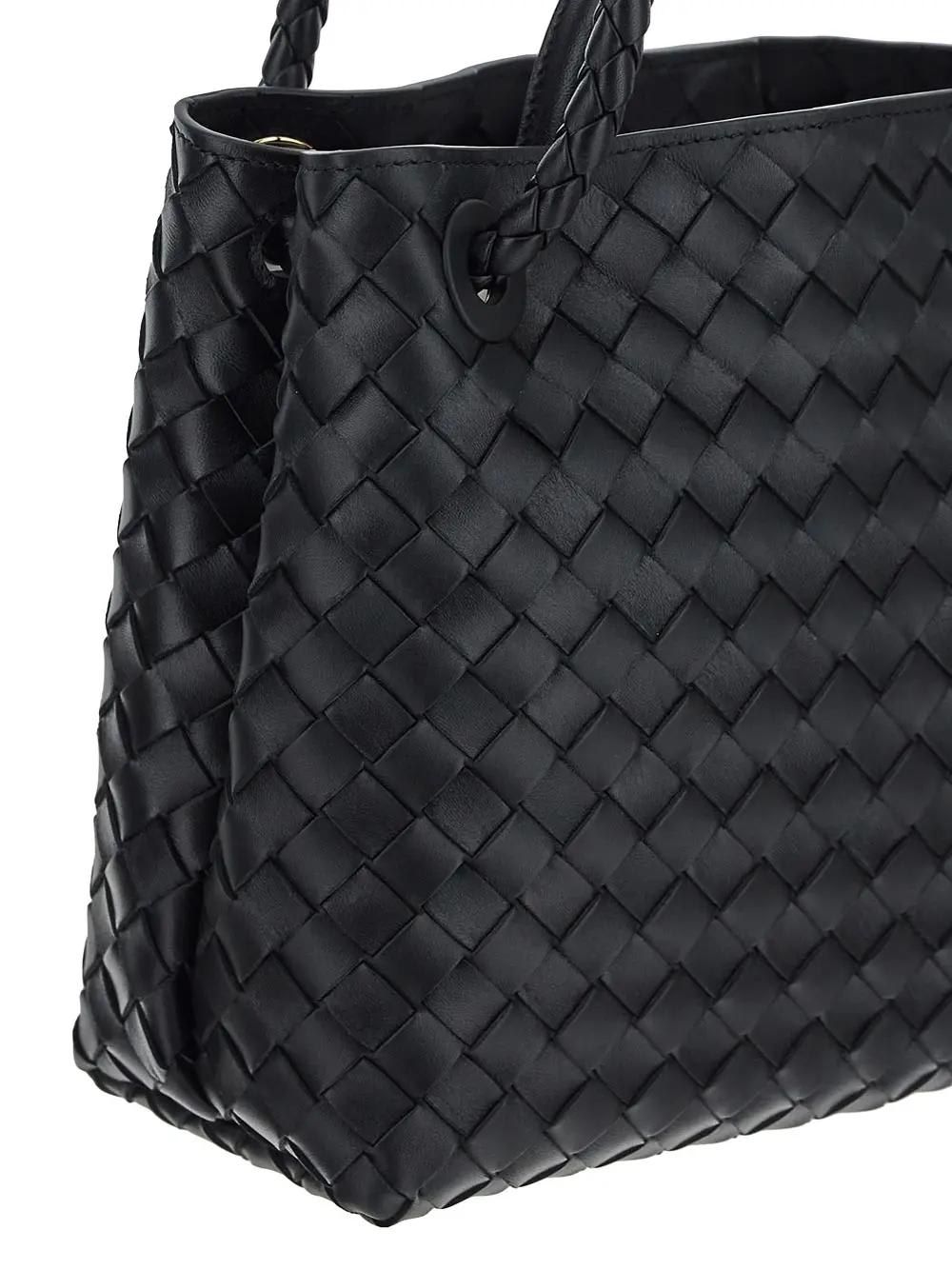 Shop Bottega Veneta Medium Andiamo Bag In Nero