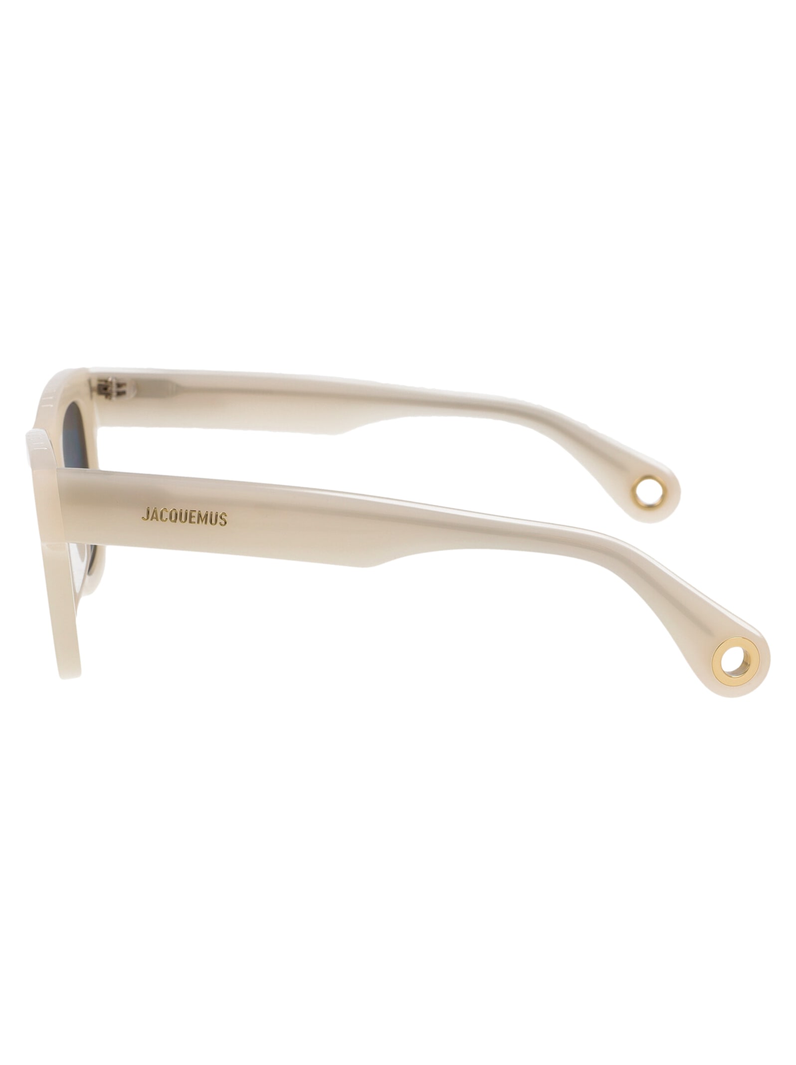 Jacquemus Acetate Sunglasses In Multi Beige