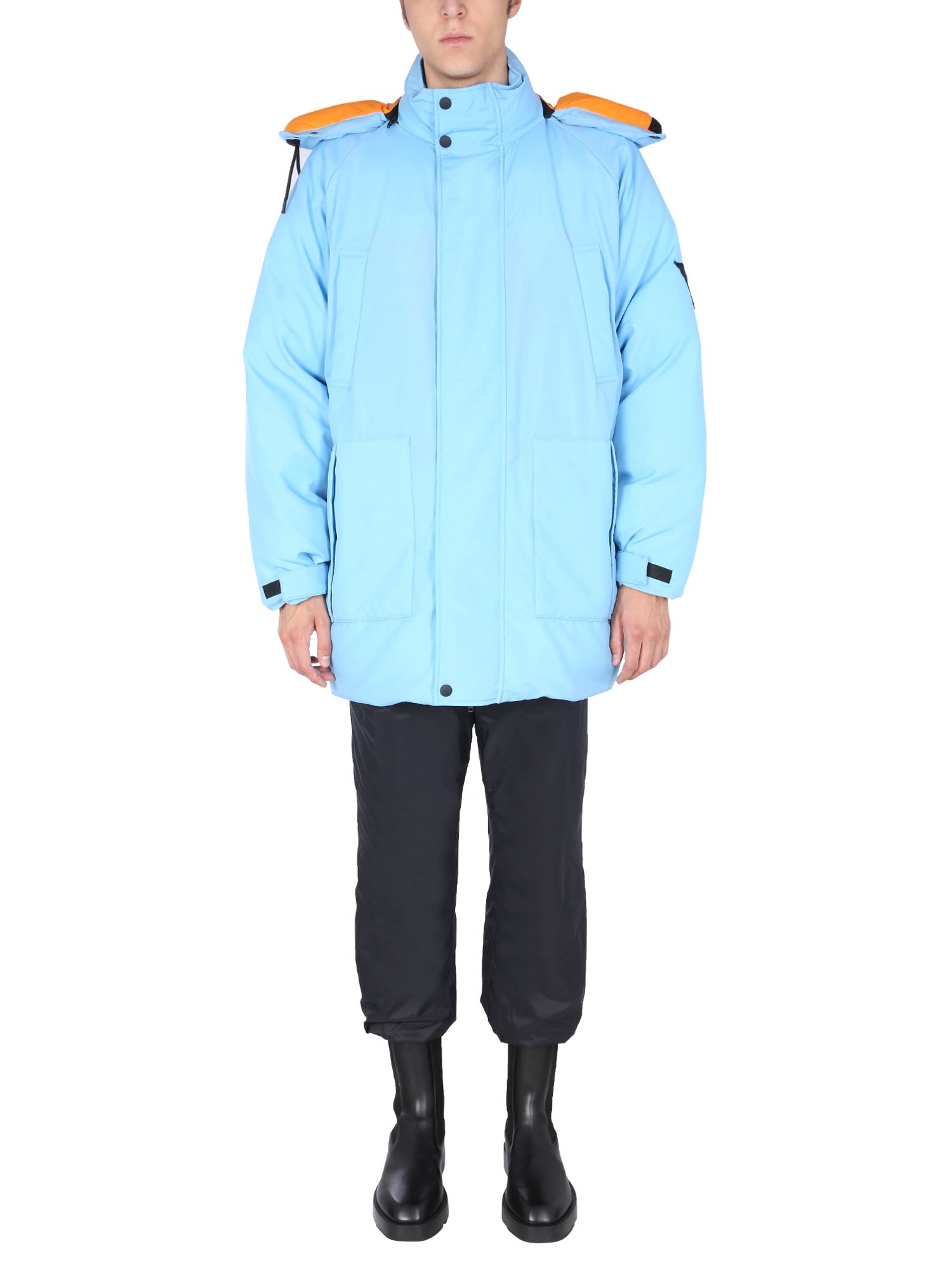 MSGM Hooded Reversible Down Jacket