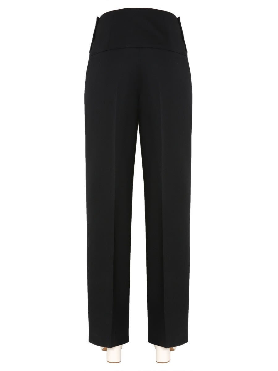 Shop Jil Sander Tailored Trousers In Black