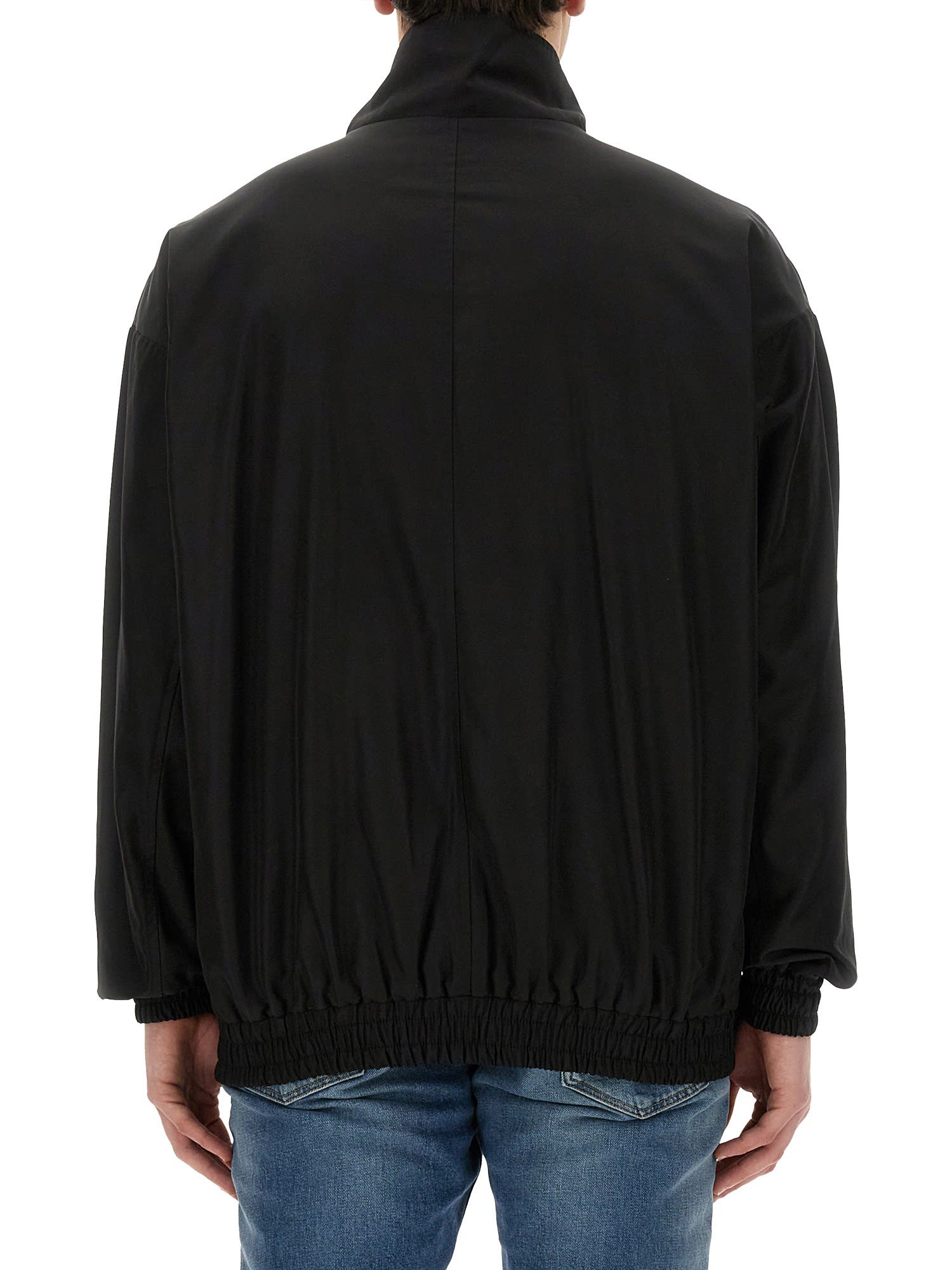 Dolce & Gabbana Hooded Jacket In Black