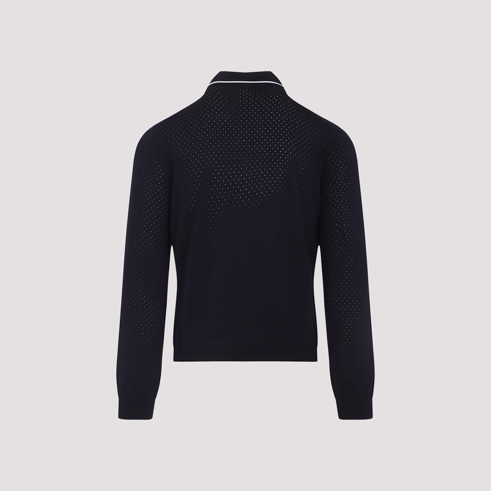Gucci Long Sleeves Wool Polo Collar Sweater