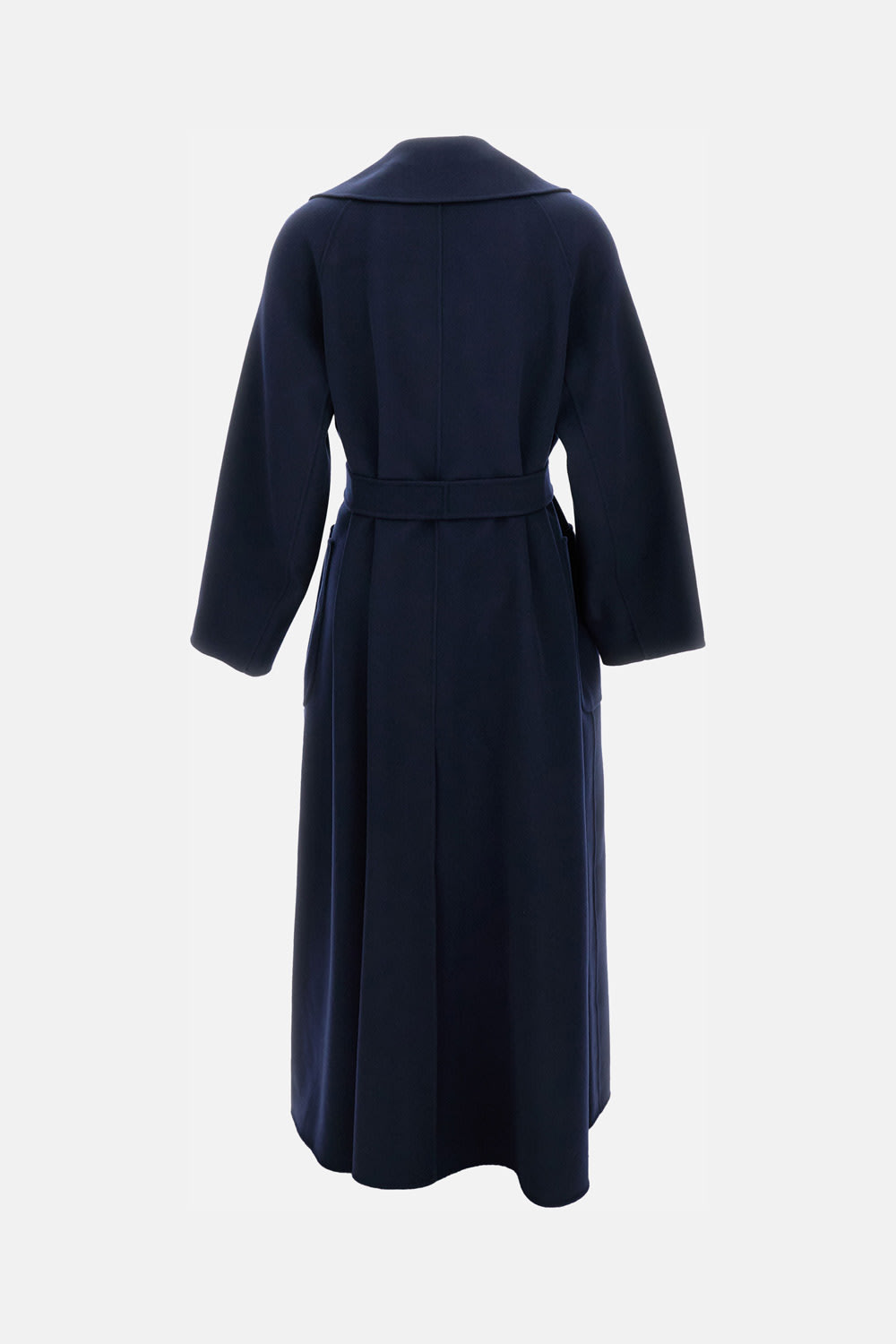 S Max Mara Womens Long Coat In Blue