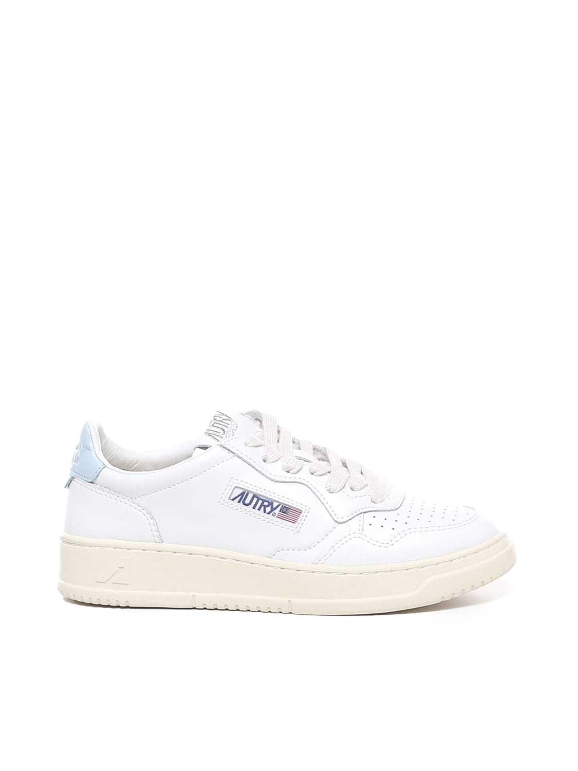 Autry Sneakers Medalist Basse In Pelle In White