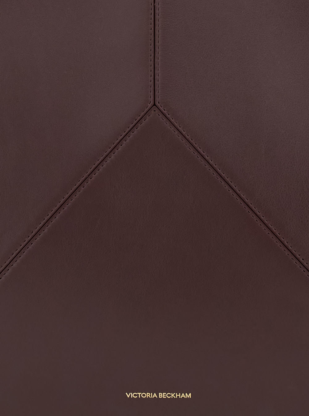 Victoria Beckham Victoria Panelled Smoothed Leather Tote In Burgundy