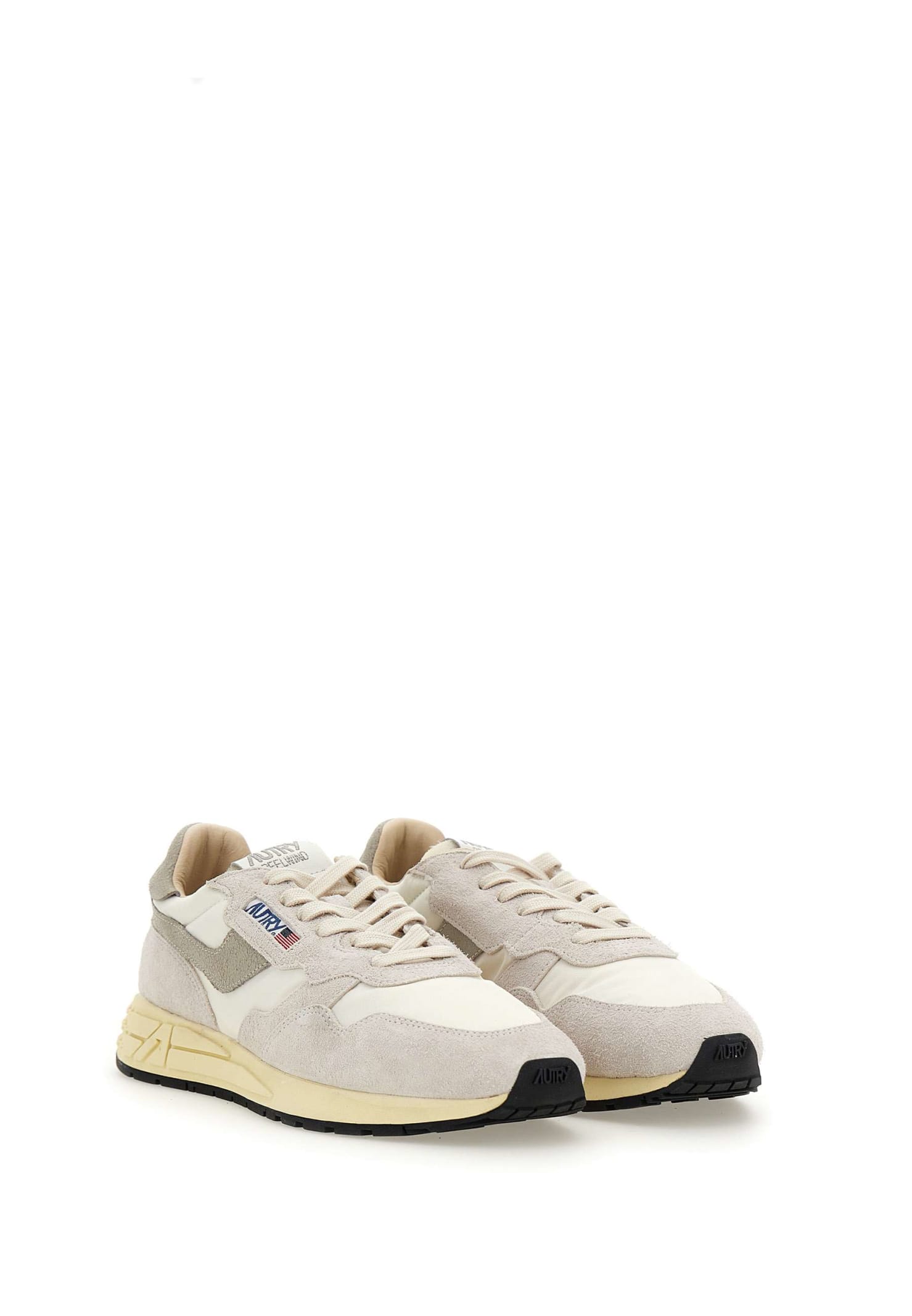 Shop Autry Wwlm Nc04 Sneakers In White/grey