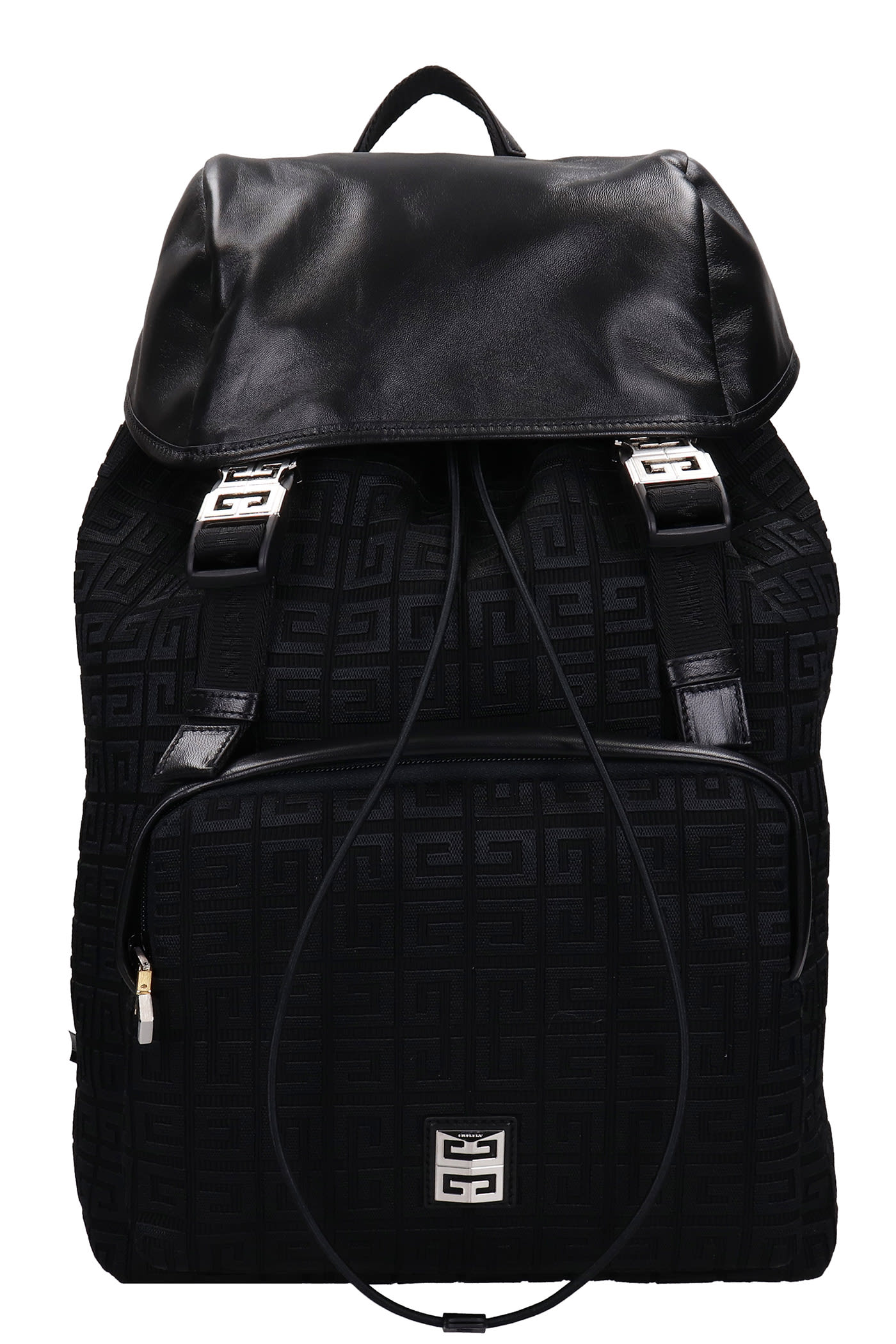 GIVENCHY 4G LIGHT BACKPACK IN BLACK COTTON