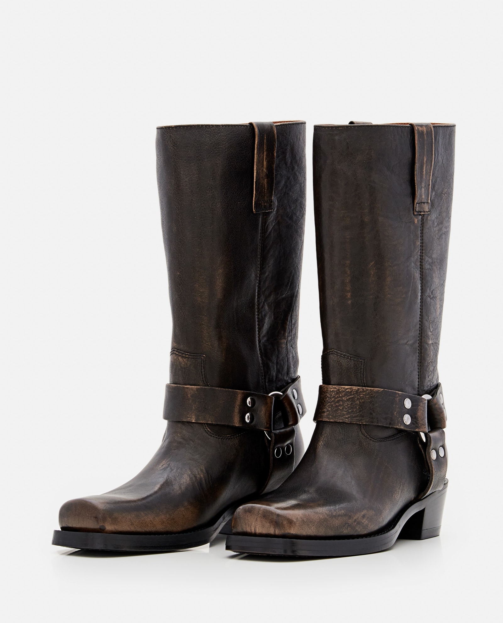 Paris Texas Roxy Brushed Leather Boots