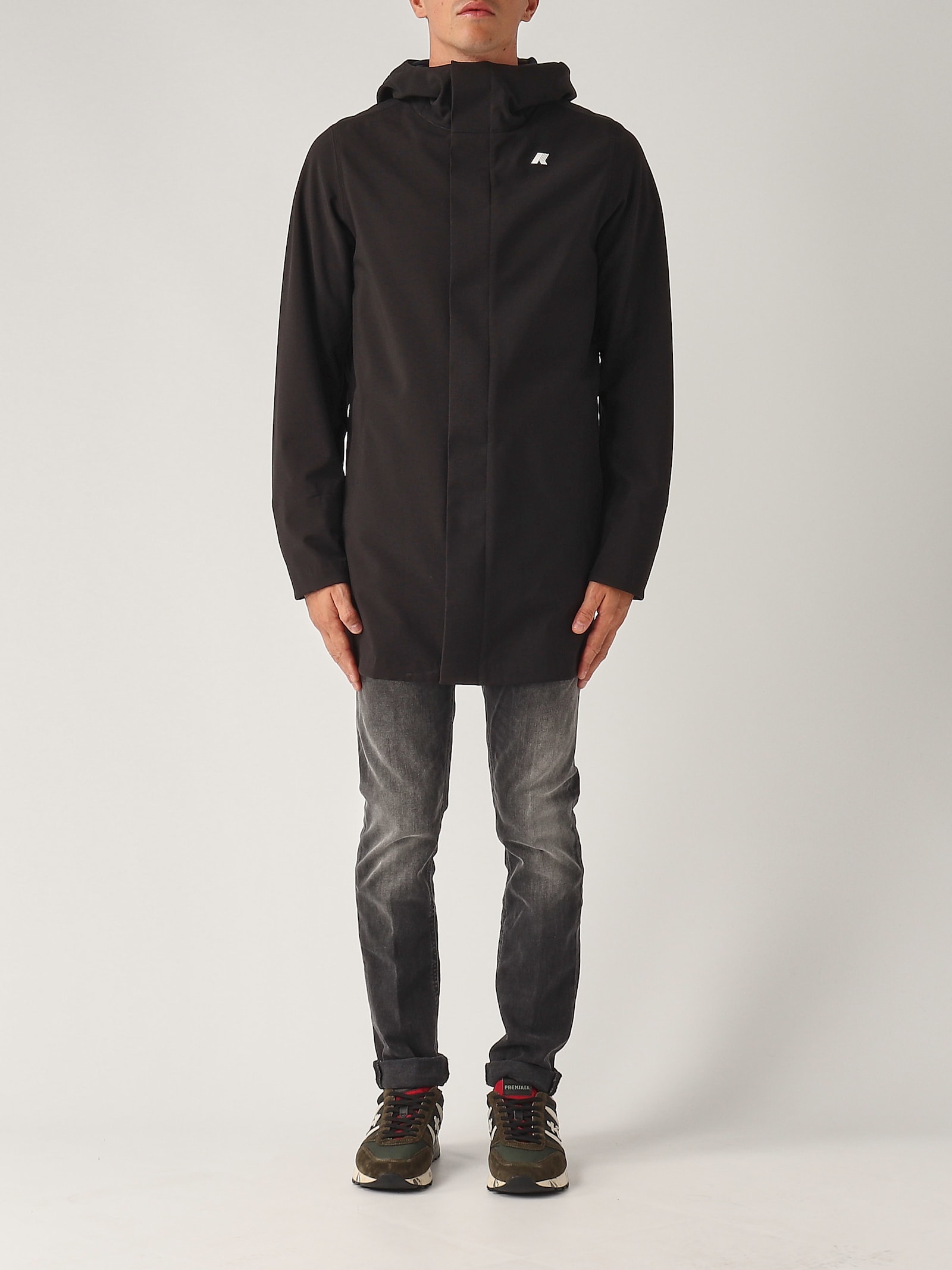 K-way Marlyn Bonded Jacket In Black