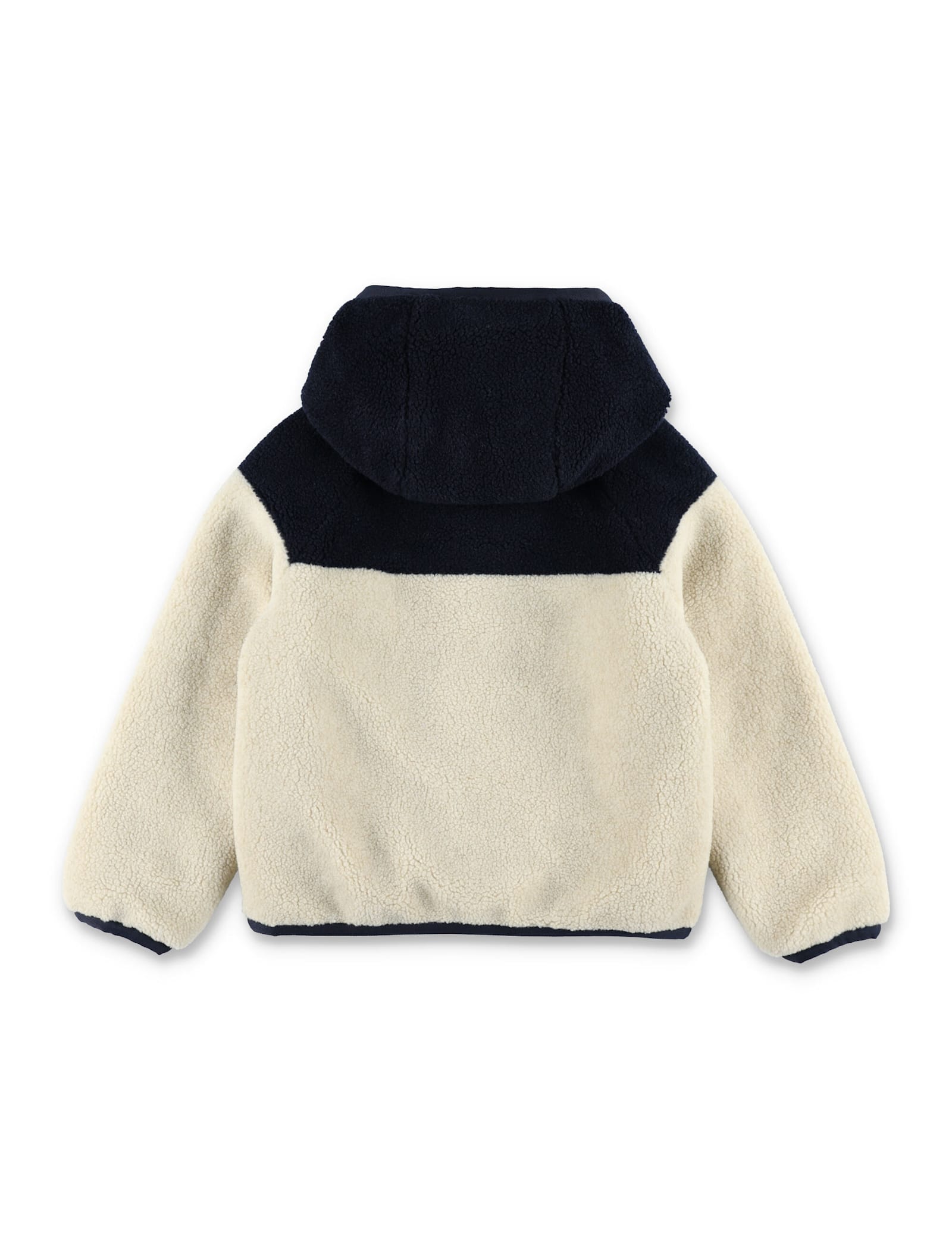 Moncler Reversible Teddy And Nylon Zip-up Hoodie  Grenoble Kids In Multi