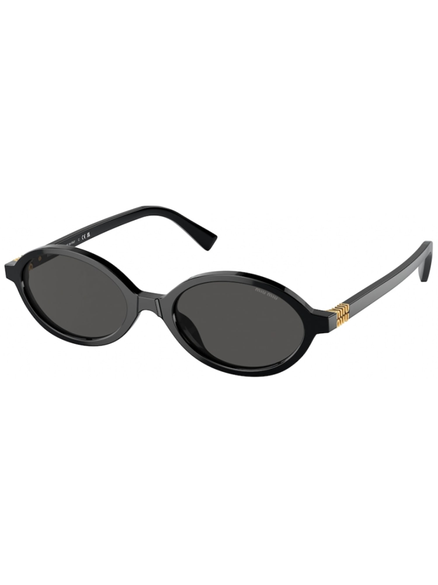 Miu Miu Miu Regard Sunglasses In Black