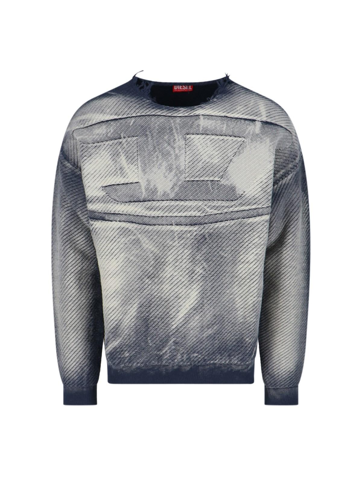 Shop Diesel Frayed Sweater In At