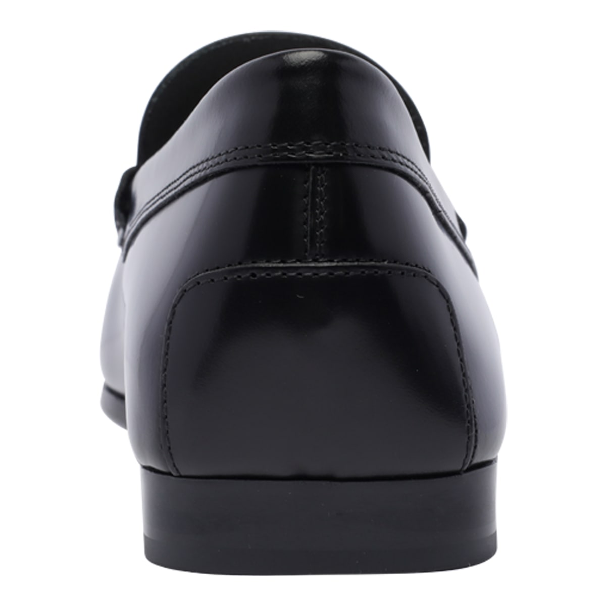 Shop Tod's Leather Loafers In Black