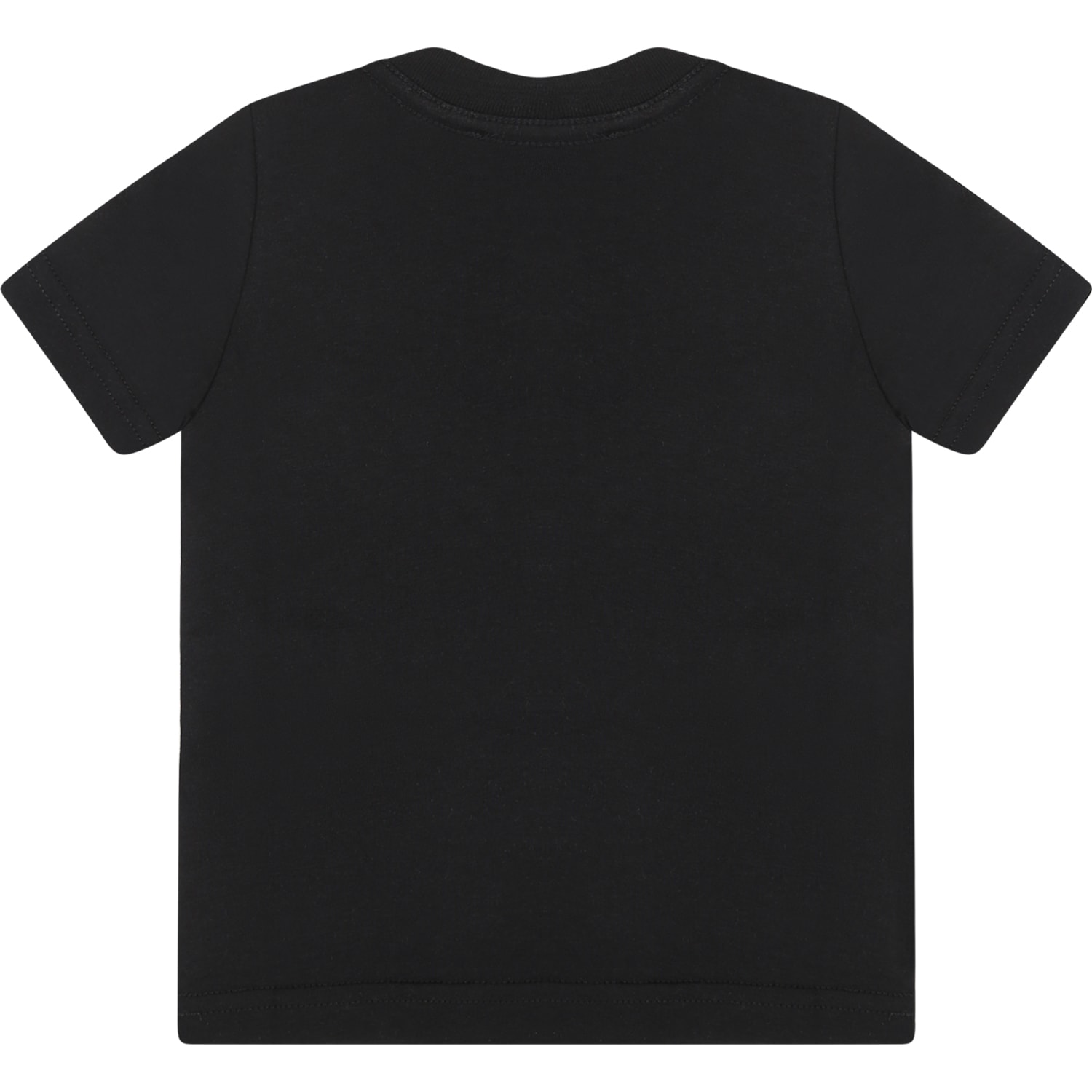 Shop Dsquared2 Black T-shirt For Baby Boy With Logo
