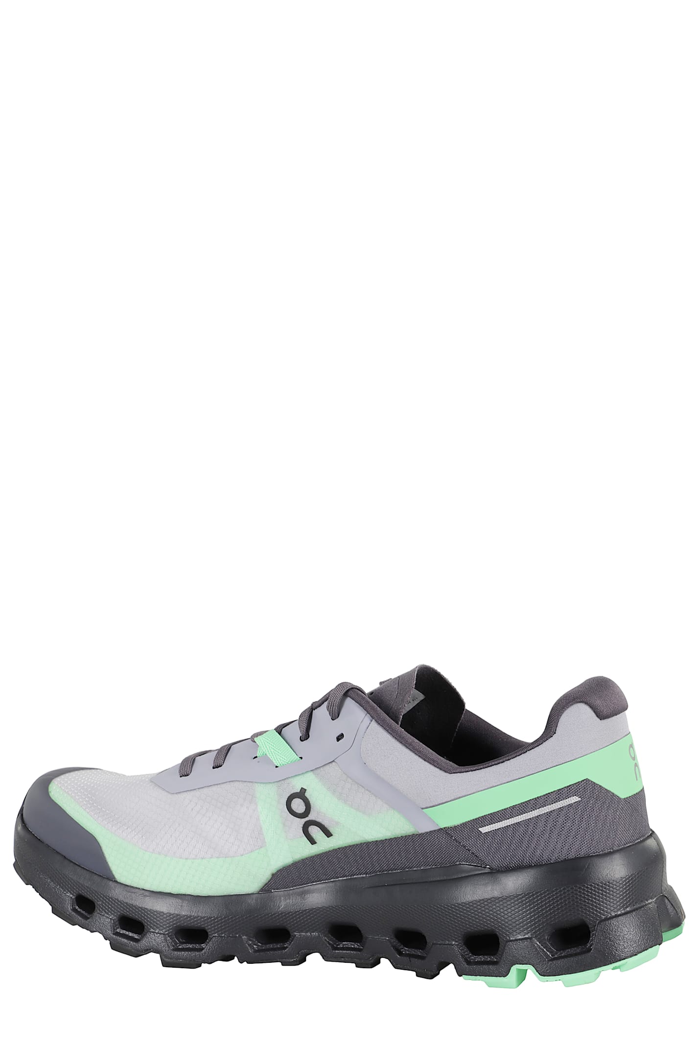 On Mens Lilac Cloudvista 2 Woven Trainers In Gray