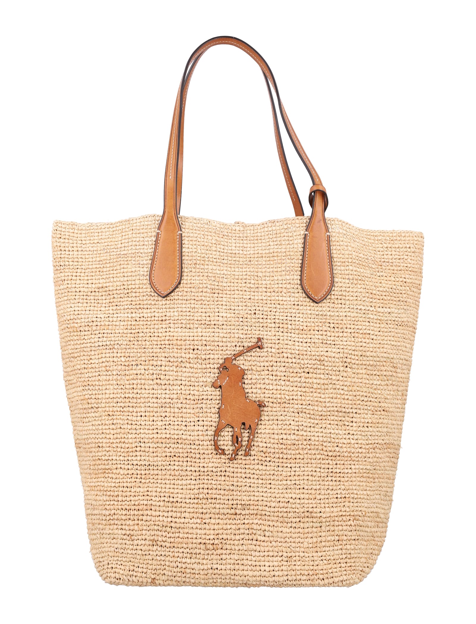 Big Pony Raffia Large Tote