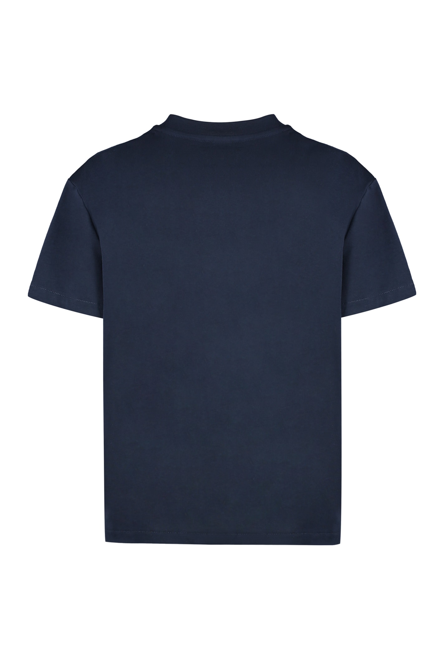 Apc A.p.c. Boxy Rue Madame Cotton Crew-neck T-shirt In Blue