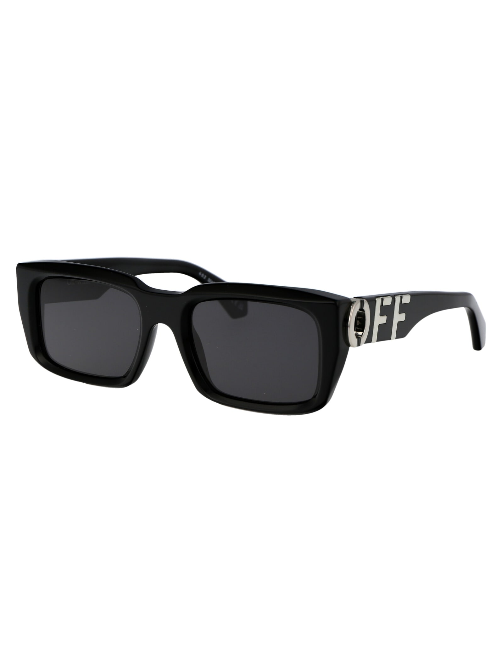 Shop Off-white Hays Sunglasses In 1007 Black Dark Grey