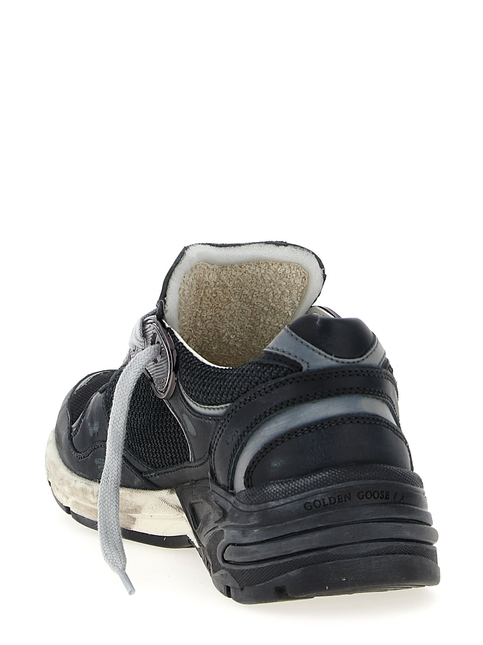 Golden Goose Deluxe Brand Dad Star Lace-up Sneakers In Black