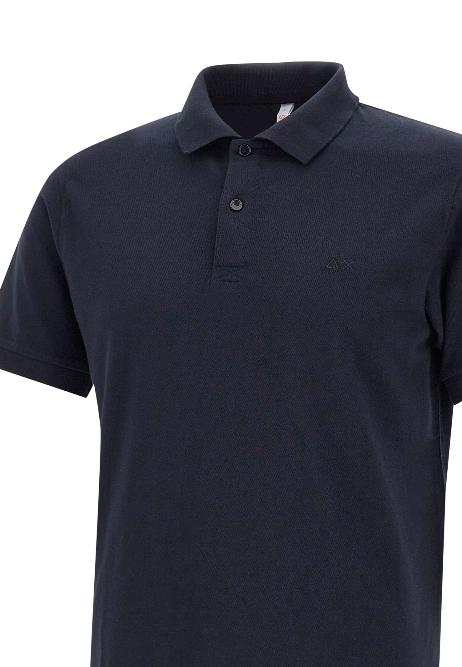 Shop Sun 68 Cold Garment Dye Cotton Polo Shirt In Blue
