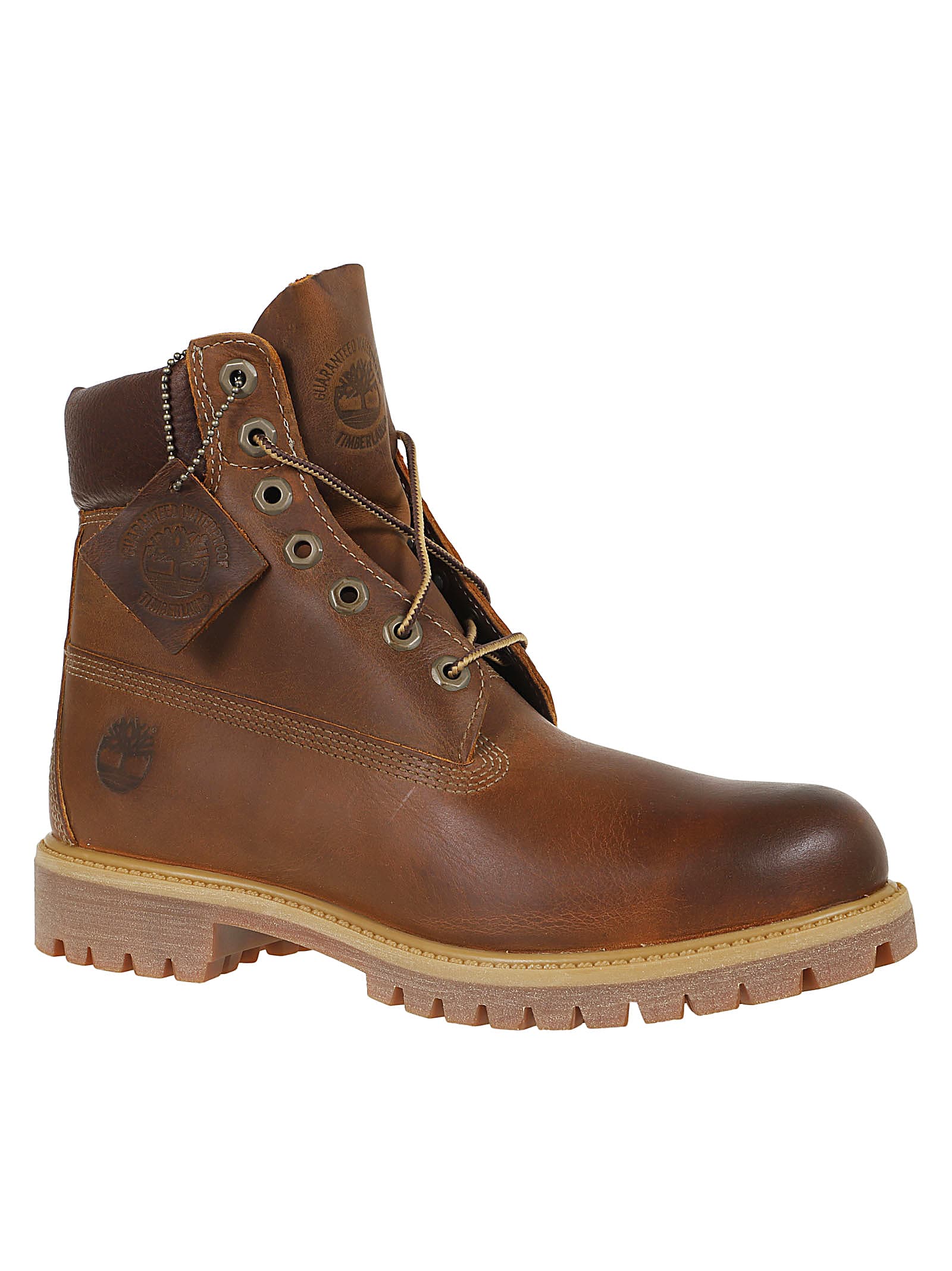 Shop Timberland Premium 6 Inch Lace Up Waterproof Boot Brown