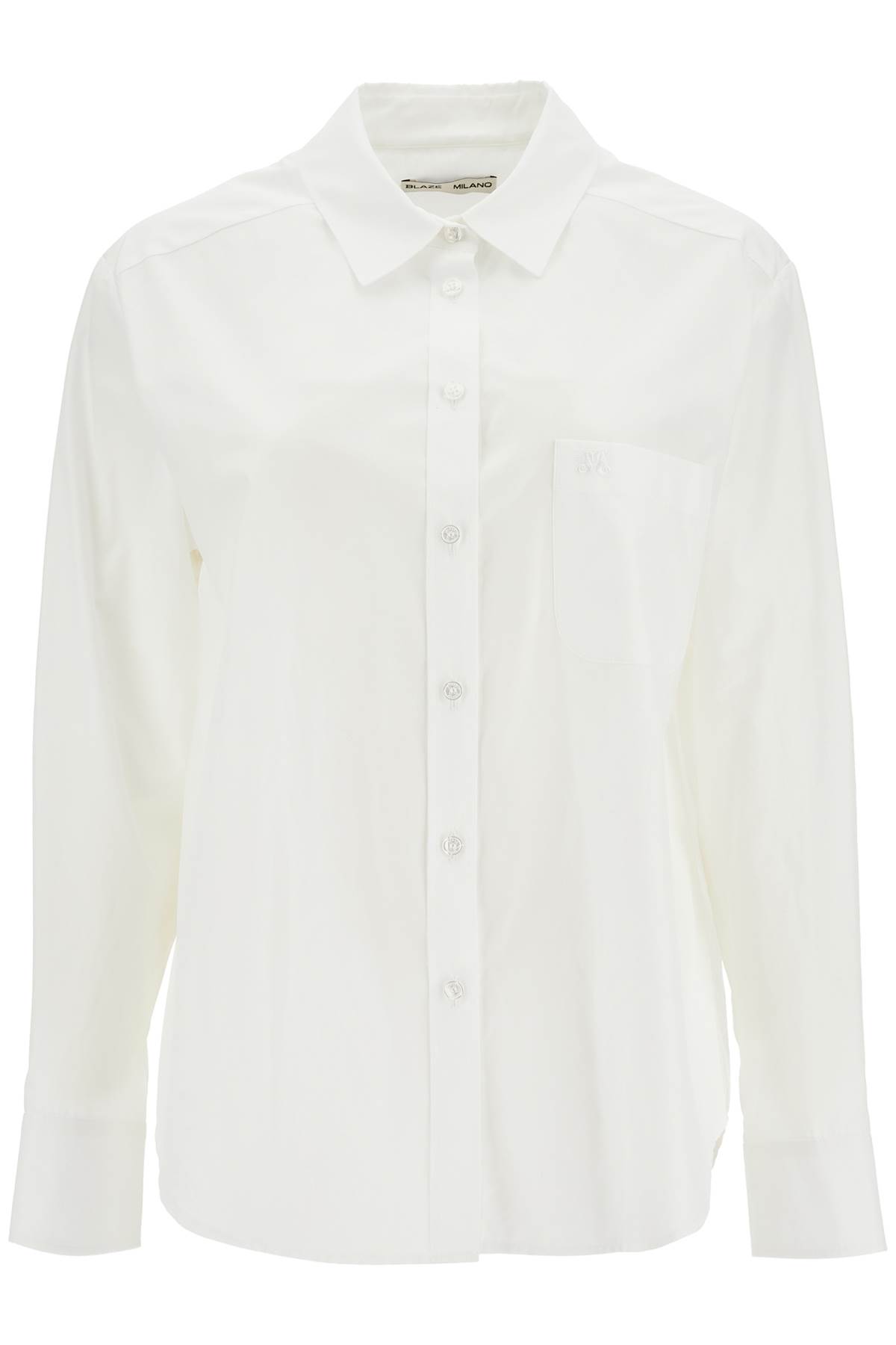 Shop Blazé Milano Anabas Shirt In White (white)