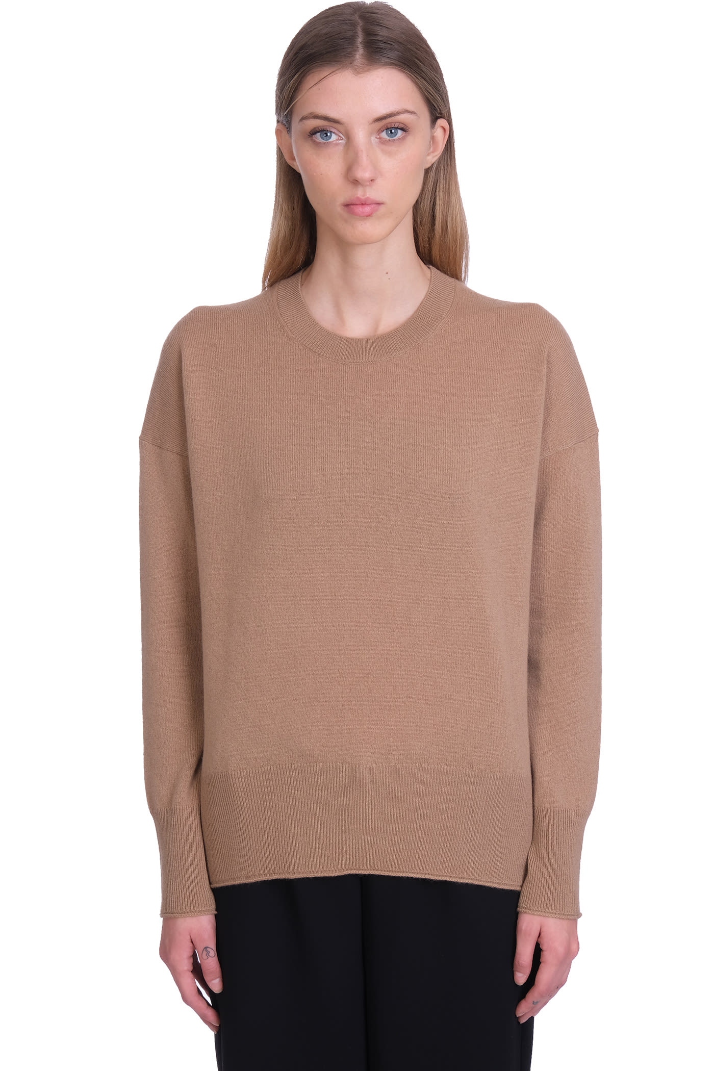 Theory Knitwear In Brown Cashmere