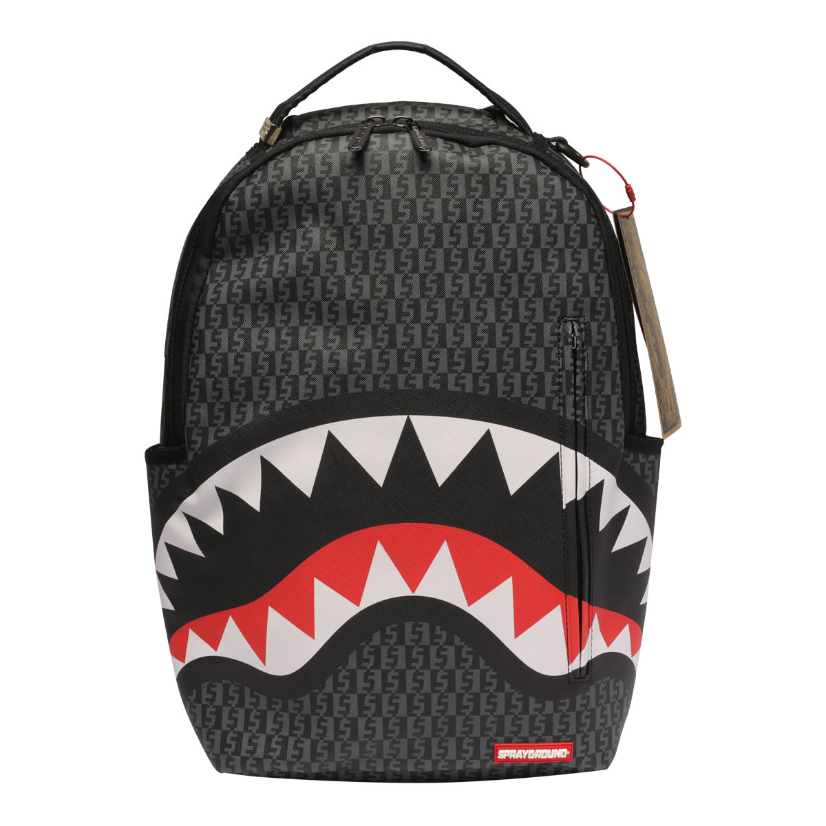 Sprayground - Money Check Grey Backpack