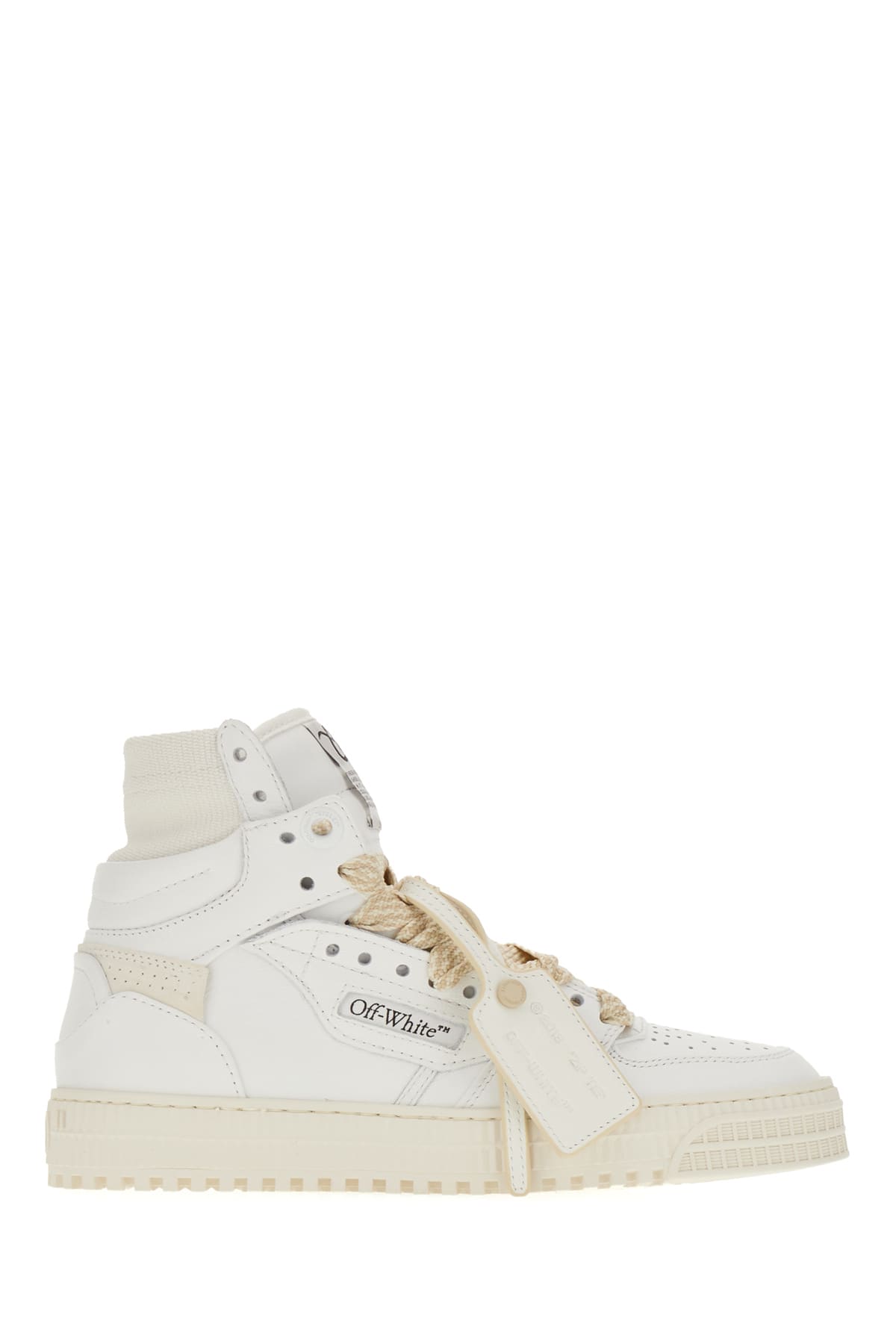 Off-white White Leather And Fabric 3.0 Off Court Sneakers