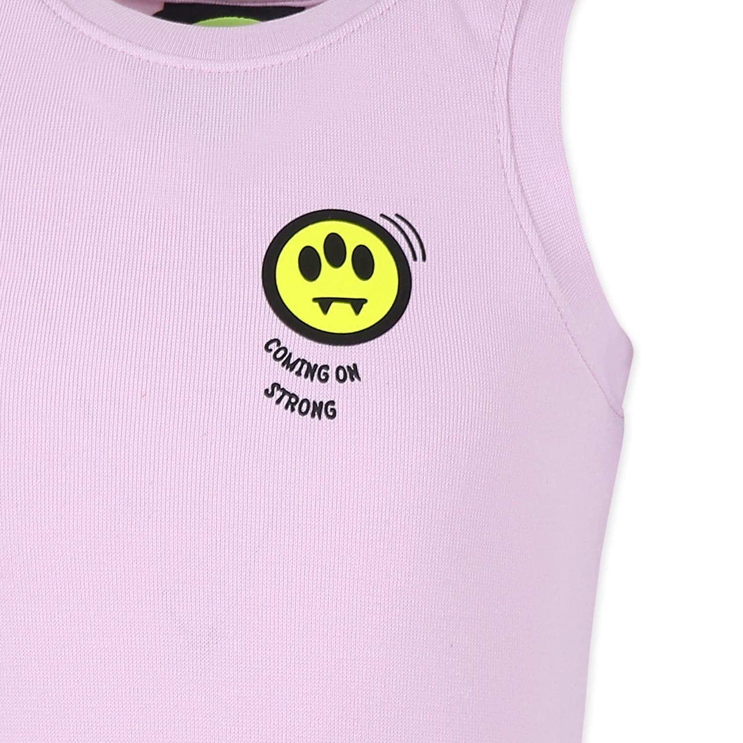 BARROW PINK TANK TOP FOR GIRL WITH SMILEY