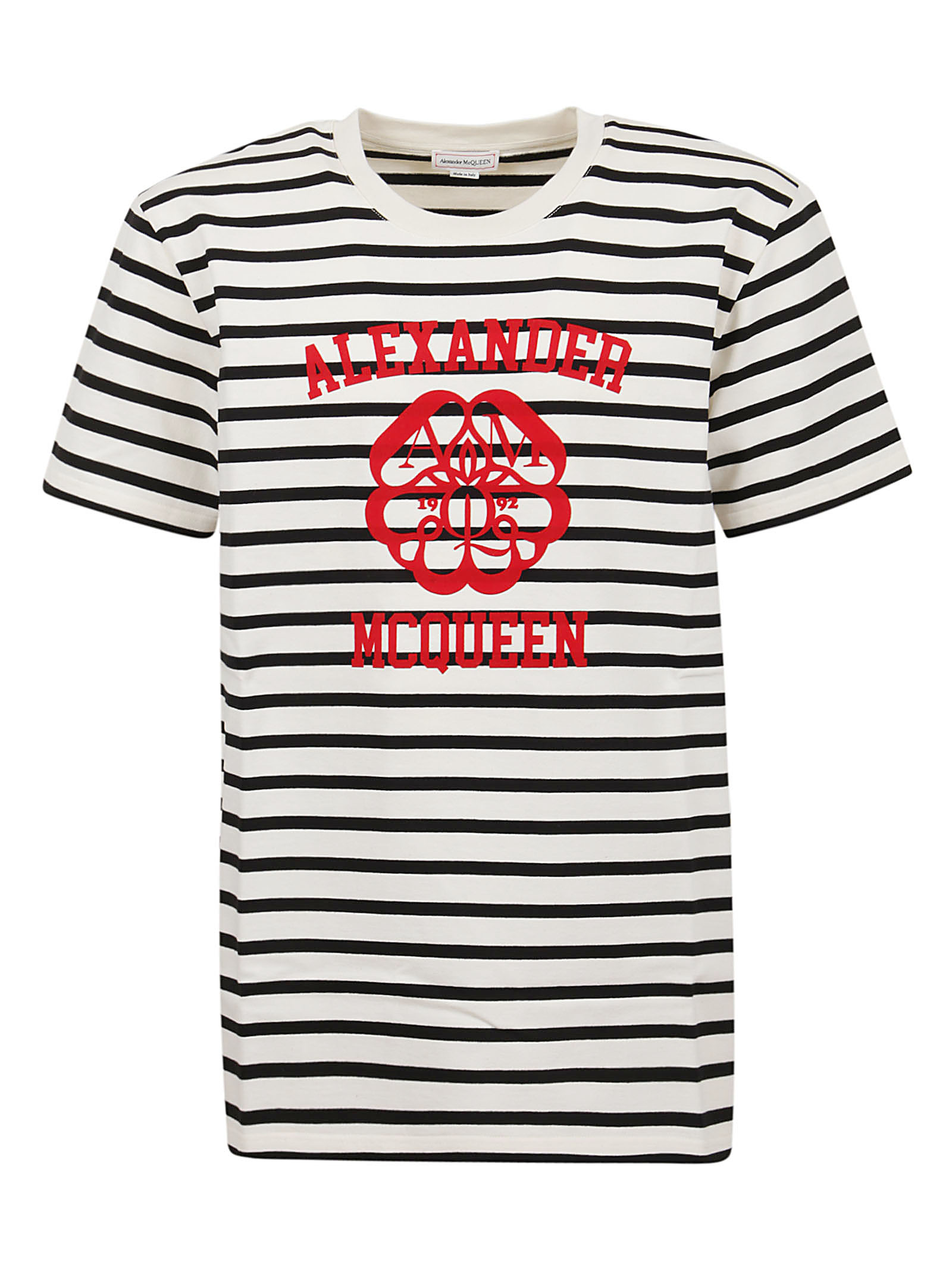 Alexander McQueen Seal Lg Prt T-shirt
