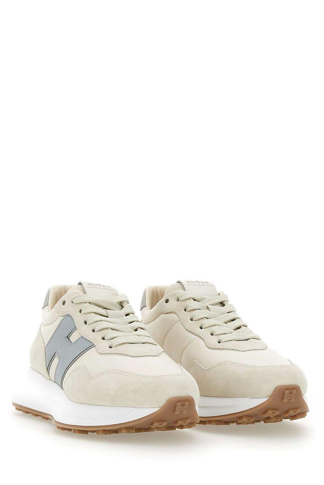 Hogan Light Beige Sneakers In Neutral