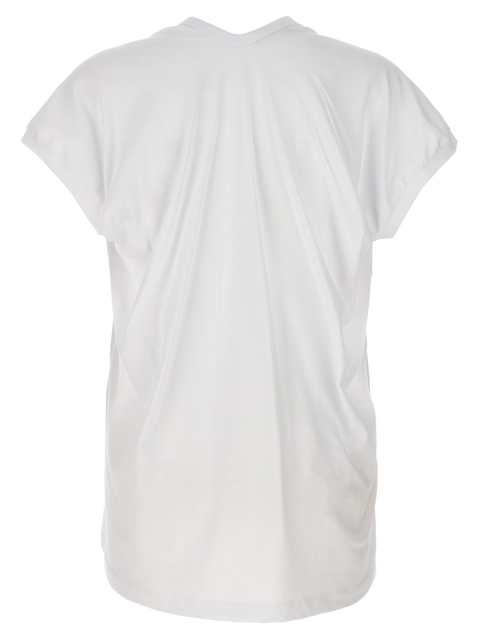 Shop Dries Van Noten Hena T-shirt In White