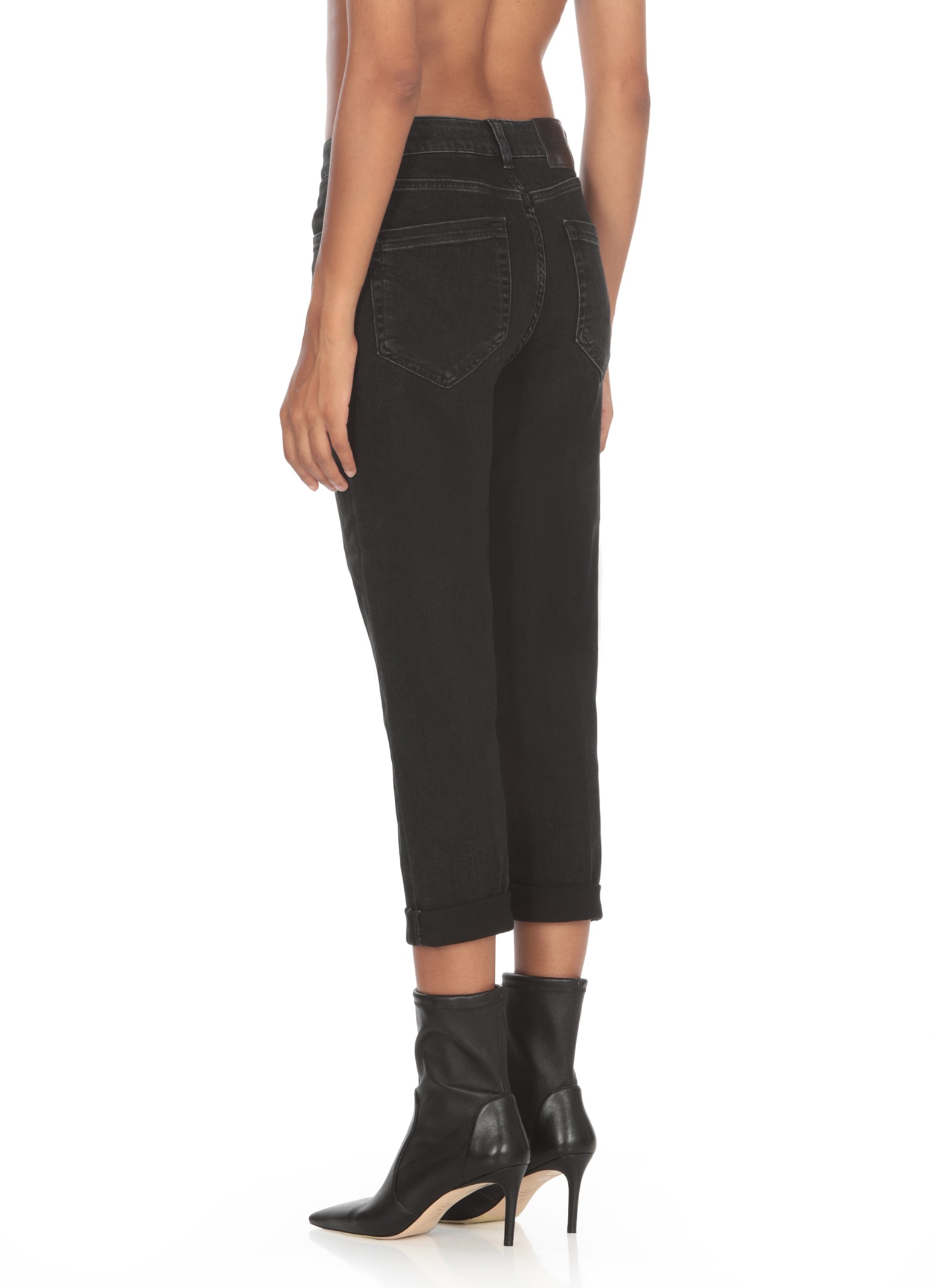 Shop Dondup Koons Jeans In Black