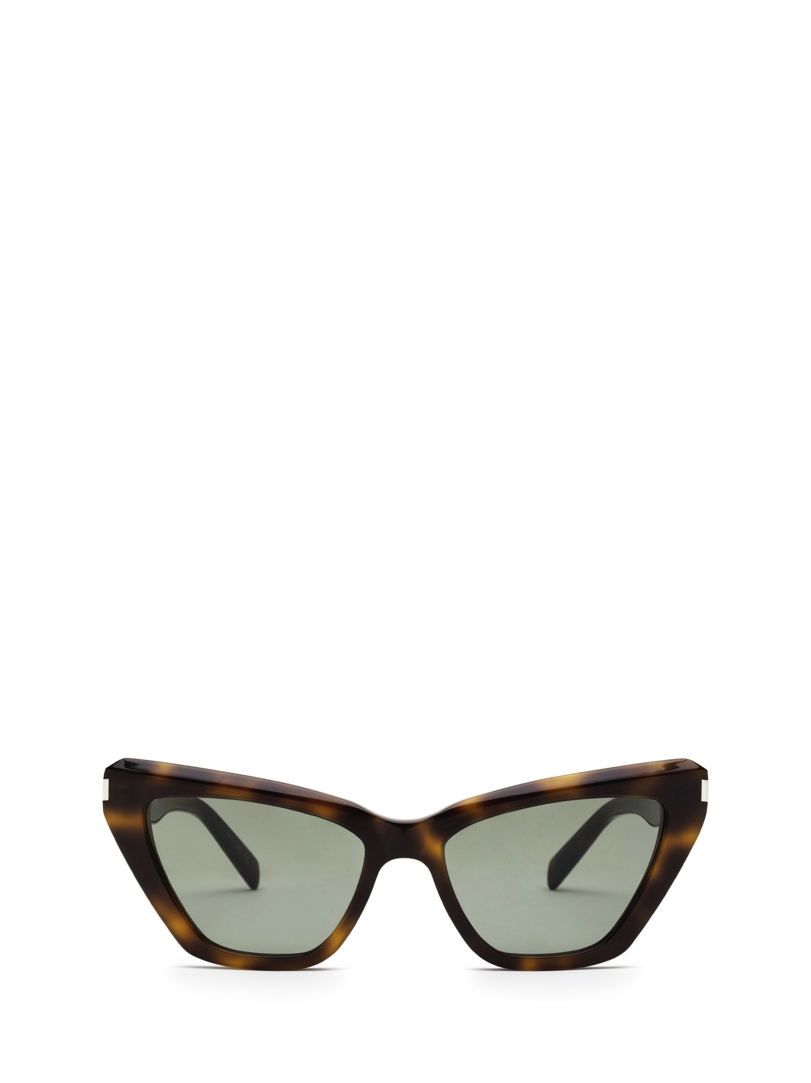 Saint Laurent Eyewear Saint Laurent Sl 466 Havana Sunglasses