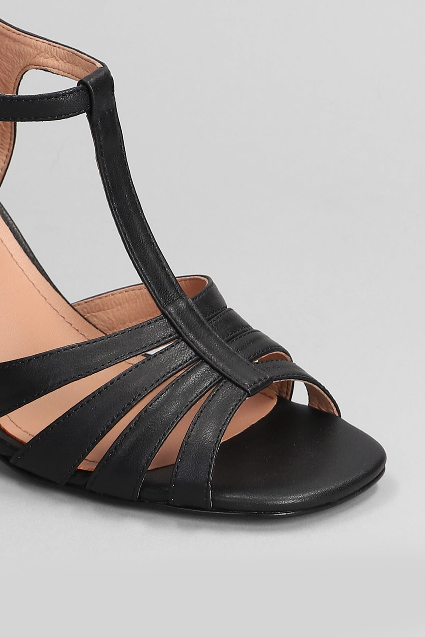 Shop Bibi Lou Azalea Sandals In Black Leather