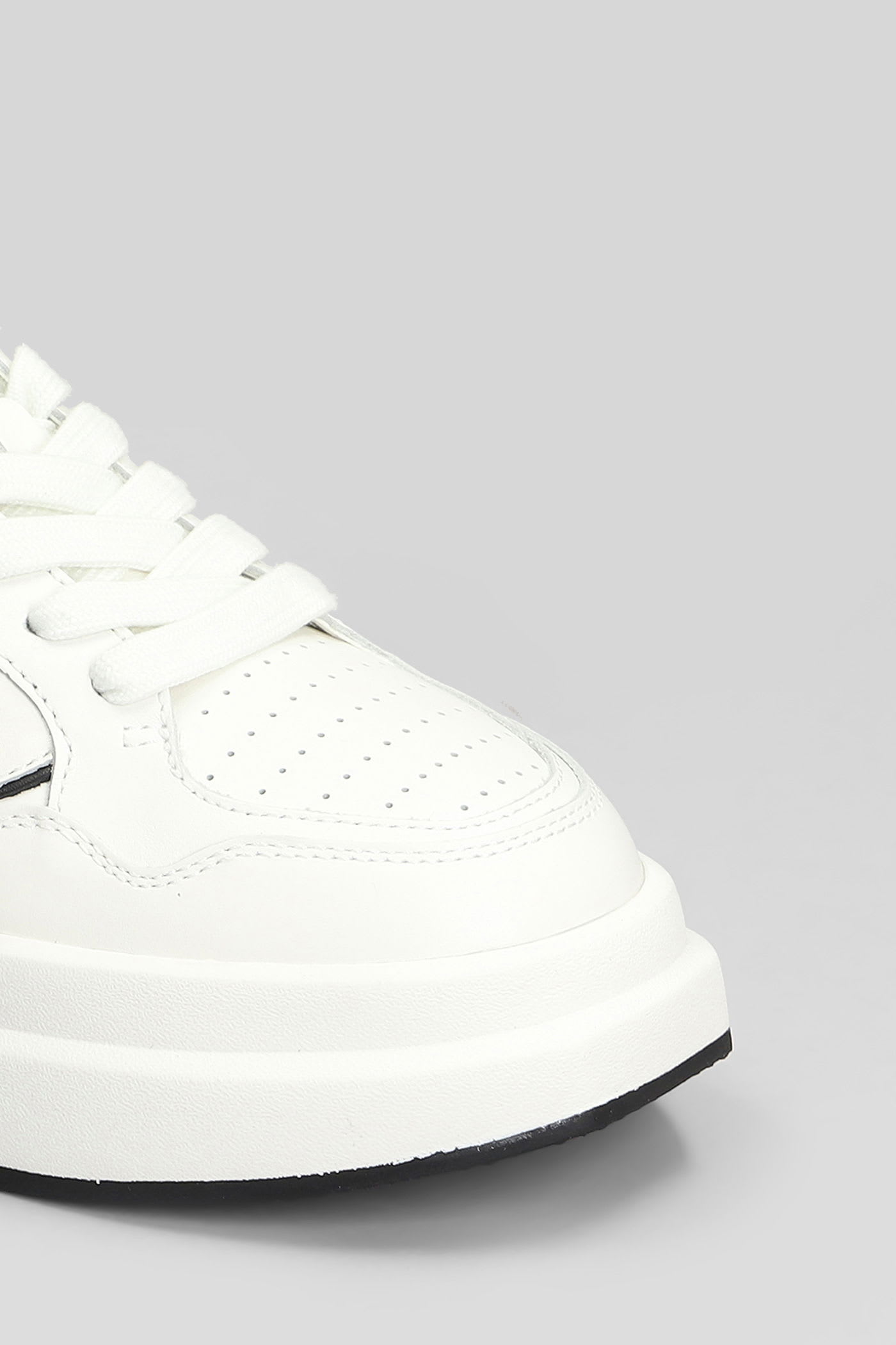 Ash Icone Logo-detail Platform Sneakers In White